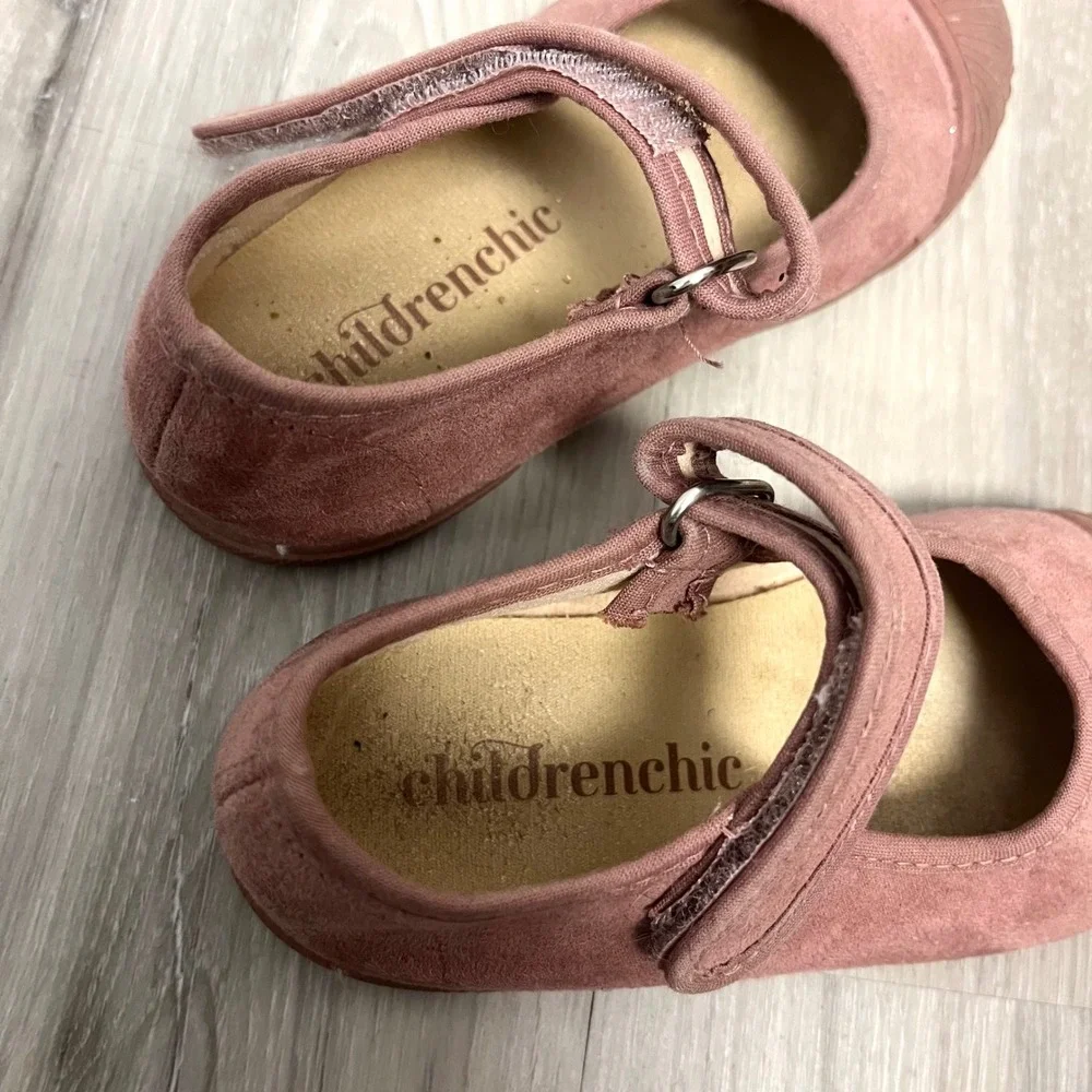 Childrenchic Mauve Canvas Mary Jane Shoes in Kids Size 24 / US 8